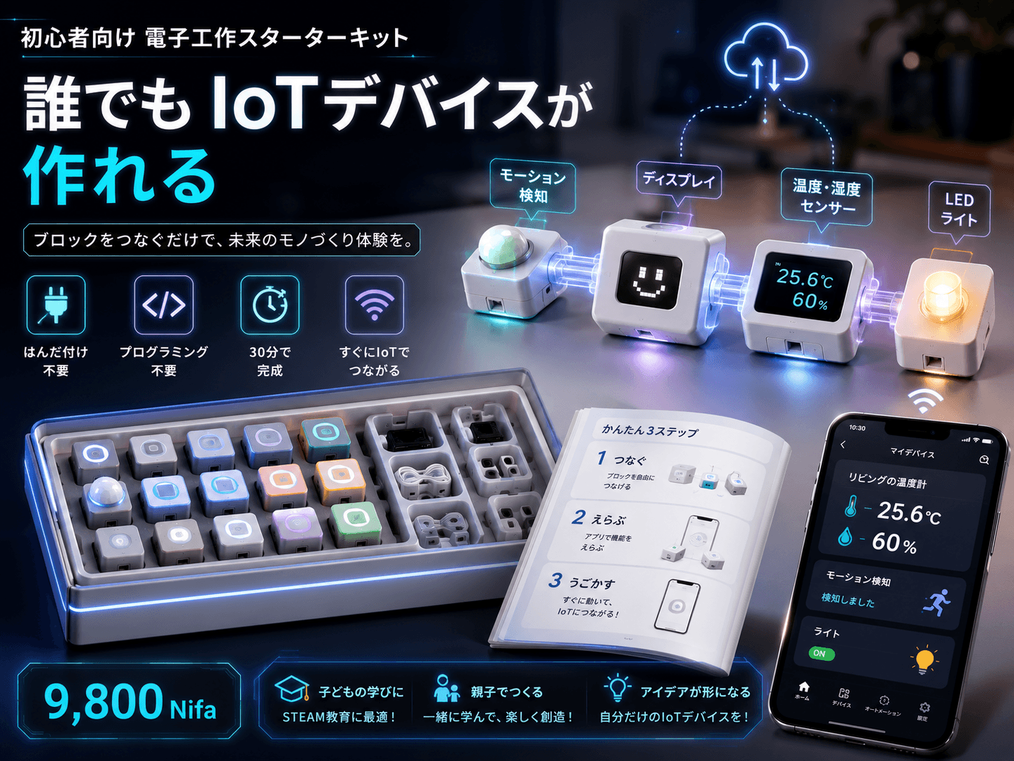 初心者向け電子工作スターターキット